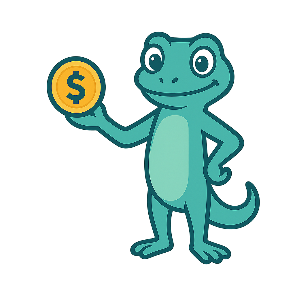 CASH NEWT Mascot
